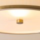Endon-121988 - Lexi - Brushed Aged Brass Semi Flush with Ivory Shade