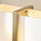 Endon-121991 - Seattle - Brushed Aged Brass table Lamp with Ivory Cotton Shade