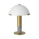 Endon-122008 - Hansel - Grey Marble & Warm Brass Table Lamp with White Opal Glass