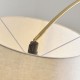 Endon-122264 - Carlson XL - Warm Brass Floor Lamp with Natural Linen Shade