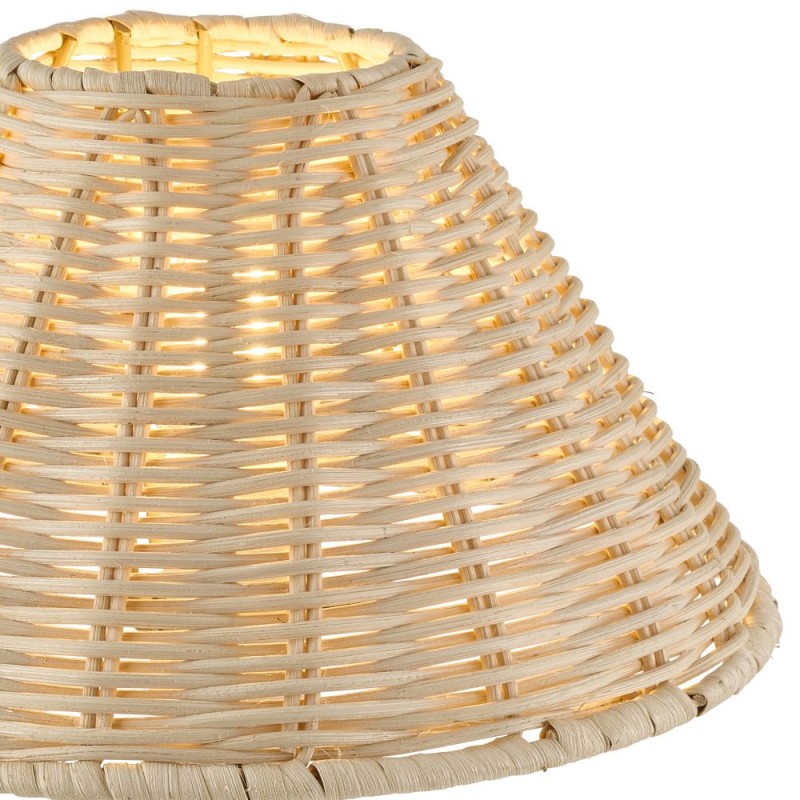 Endon-122585 - Rattan - Shade Only - 22 cm Warm Natural Rattan Shade