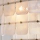 Endon-122775 - Venice - Brushed Aged Brass 10 Light Centre Fitting with White Textured Glass