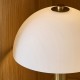 Endon-122788 - Bridport - Warm Brass Rechargeable Table Lamp with Matt Opal Glass