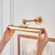 Endon-124632 - Kas - Warm Brass USB Rechargeable Picture Light