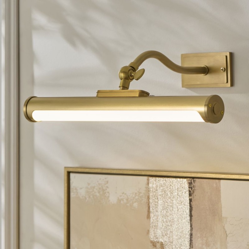 Endon-124633 - Maris - Warm Brass USB Rechargeable Picture Light