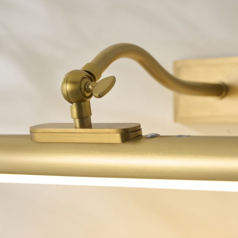 Endon-124633 - Maris - Warm Brass USB Rechargeable Picture Light