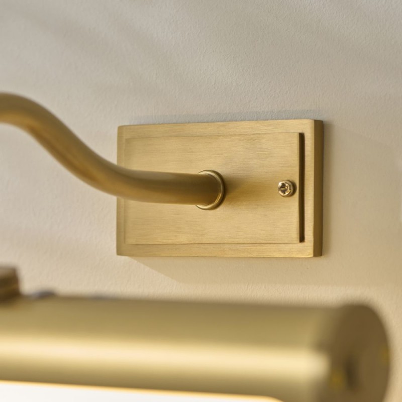Endon-124633 - Maris - Warm Brass USB Rechargeable Picture Light