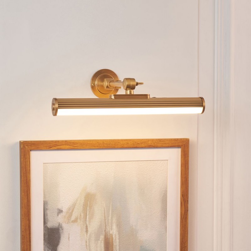 Endon-124634 - Cirali - Warm Brass USB Rechargeable Picture Light