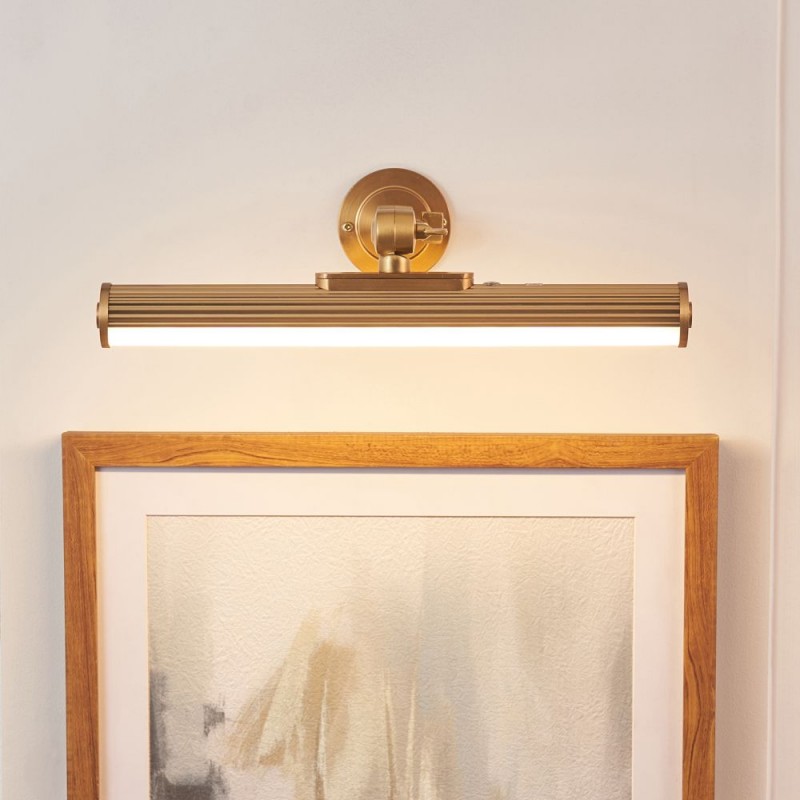 Endon-124634 - Cirali - Warm Brass USB Rechargeable Picture Light
