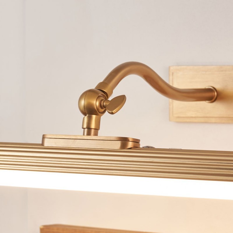 Endon-124635 - Kindos - Warm Brass USB Rechargeable Picture Light
