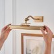 Endon-124635 - Kindos - Warm Brass USB Rechargeable Picture Light