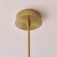 Endon-124814 - Rossano - Warm Brass 10 Light Centre Fitting with Opal Glass
