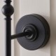 Endon-125424 - Sylvie - Matt Black Wall Lamp with Vintage White Cotton