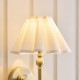 Endon-125425 - Sylvie - Antique Brass Wall Lamp with Vintage White Cotton
