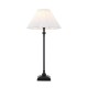 Endon-125426 - Sylvie - Matt Black Table Lamp with Vintage White Cotton