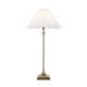Endon-125427 - Sylvie - Antique Brass Table Lamp with Vintage White Cotton