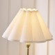Endon-125427 - Sylvie - Antique Brass Table Lamp with Vintage White Cotton