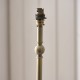 Endon-125427 - Sylvie - Antique Brass Table Lamp with Vintage White Cotton