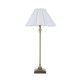 Endon-125427 - Sylvie - Antique Brass Table Lamp with Vintage White Cotton