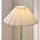 Endon-125429 - Sylvie - Antique Brass Floor Lamp with Vintage White Cotton