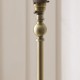 Endon-125429 - Sylvie - Antique Brass Floor Lamp with Vintage White Cotton