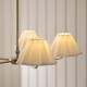 Endon-125431 - Sylvie - Antique Brass 5 Light Centre Fitting with Vintage White Cotton
