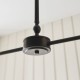 Endon-125432 - Sylvie - Matt Black 2 Light over Island Fitting with Vintage White Cotton