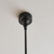 Endon-125432 - Sylvie - Matt Black 2 Light over Island Fitting with Vintage White Cotton