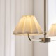 Endon-125433 - Sylvie - Antique Brass 2 Light over Island Fitting with Vintage White Cotton