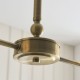 Endon-125433 - Sylvie - Antique Brass 2 Light over Island Fitting with Vintage White Cotton