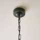 Endon-125445 - Jericho - Matt Black 5 Light Centre Fitting with Brown Rattan