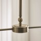 Endon-125448 - Jericho - Antique Brass 2 Light over Island Fitting with Brown Rattan