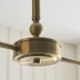 Endon-125448 - Jericho - Antique Brass 2 Light over Island Fitting with Brown Rattan