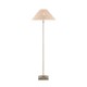 Endon-125454 - Jericho - Antique Brass Floor Lamp with Natural Rattan