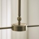 Endon-125458 - Jericho - Antique Brass 2 Light over Island Fitting with Natural Rattan