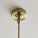 Endon-125458 - Jericho - Antique Brass 2 Light over Island Fitting with Natural Rattan