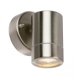 Palin - Brushed Stainless Steel Downlight Wall Lamp Palin - Brushed Stainless Steel Downlight Wall Lamp