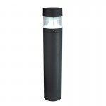 Zone - Clear and Textured Black Bollard Zone - Clear and Textured Black Bollard
