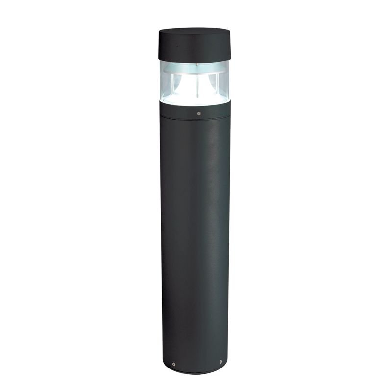 Saxby-13822 - Zone - Clear and Textured Black Bollard