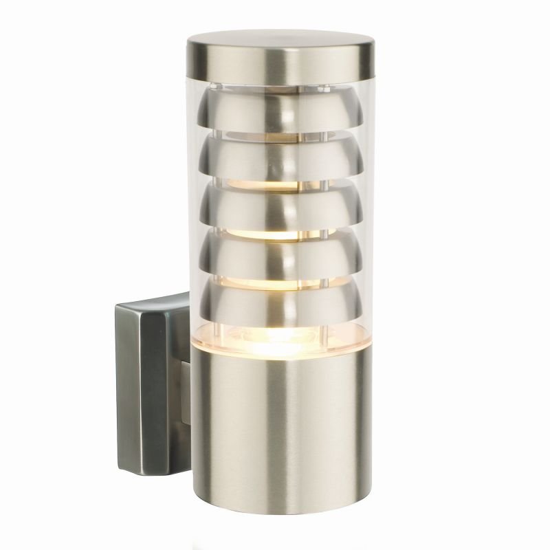 Saxby-13921 - Tango - Brushed Stainless Steel Uplight Wall Lamp