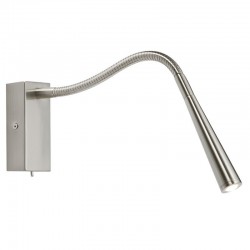 Madison - LED Brushed Chrome Wall Lamp