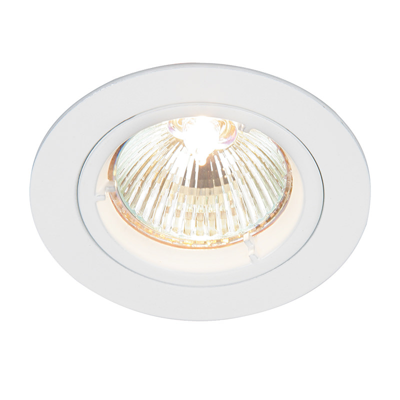 Saxby-52331 - Cast Fixed - Gloss White Recessed Downlight
