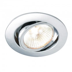 Cast Tilt - Adjustable Chrome Recessed Downlight Cast Tilt - Adjustable Chrome Recessed Downlight