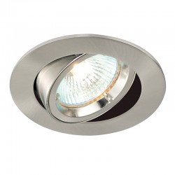 Cast Tilt - Adjustable Satin Nickel Recessed Downlight Cast Tilt - Adjustable Satin Nickel Recessed Downlight