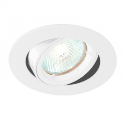 Cast Tilt - Adjustable Gloss White Recessed Downlight
