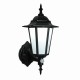 Saxby-54555 - Evesham - Traditional Matt Black PIR Wall Lamp 4000K