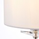 Endon-60180 - Nixon - Vintage White & Nickel with Crystal Twin Wall Lamp