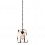 Beaumont - Shade Only - Antique Brass Shade with Clear Glass Beaumont - Shade Only - Antique Brass Shade with Clear Glass