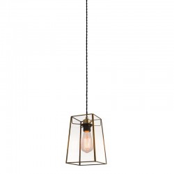 Beaumont - Shade Only - Antique Brass Shade with Clear Glass Beaumont - Shade Only - Antique Brass Shade with Clear Glass
