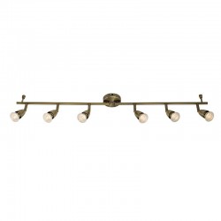 Amalfi - Antique Brass 6 Light Bar Spotlights